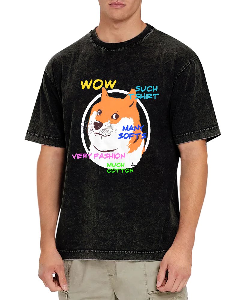 Doge Vintage Distressed T-shirt