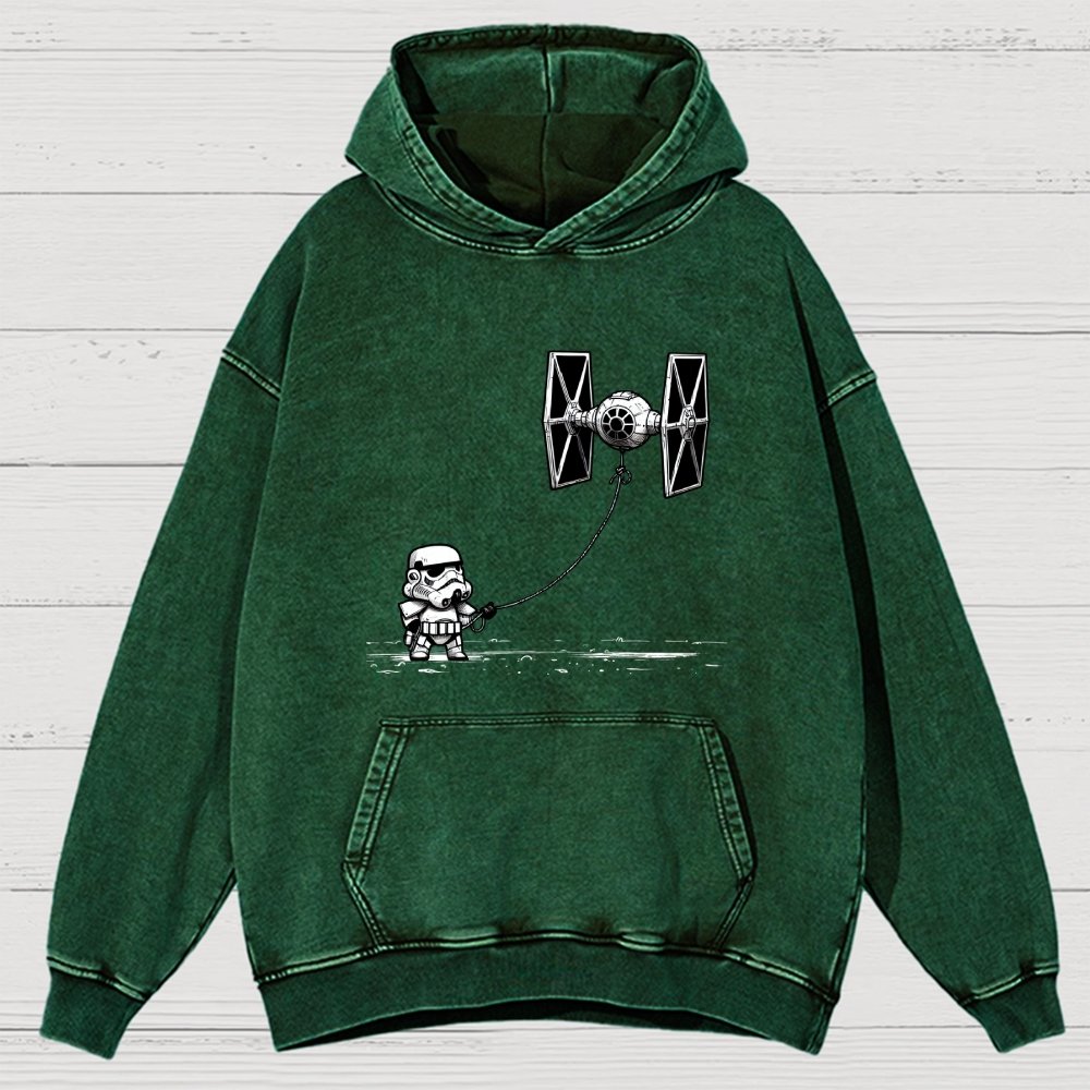Flying The Realm Group's Kite Vintage Distressed Hoodie