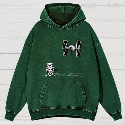 Flying The Realm Group's Kite Vintage Distressed Hoodie