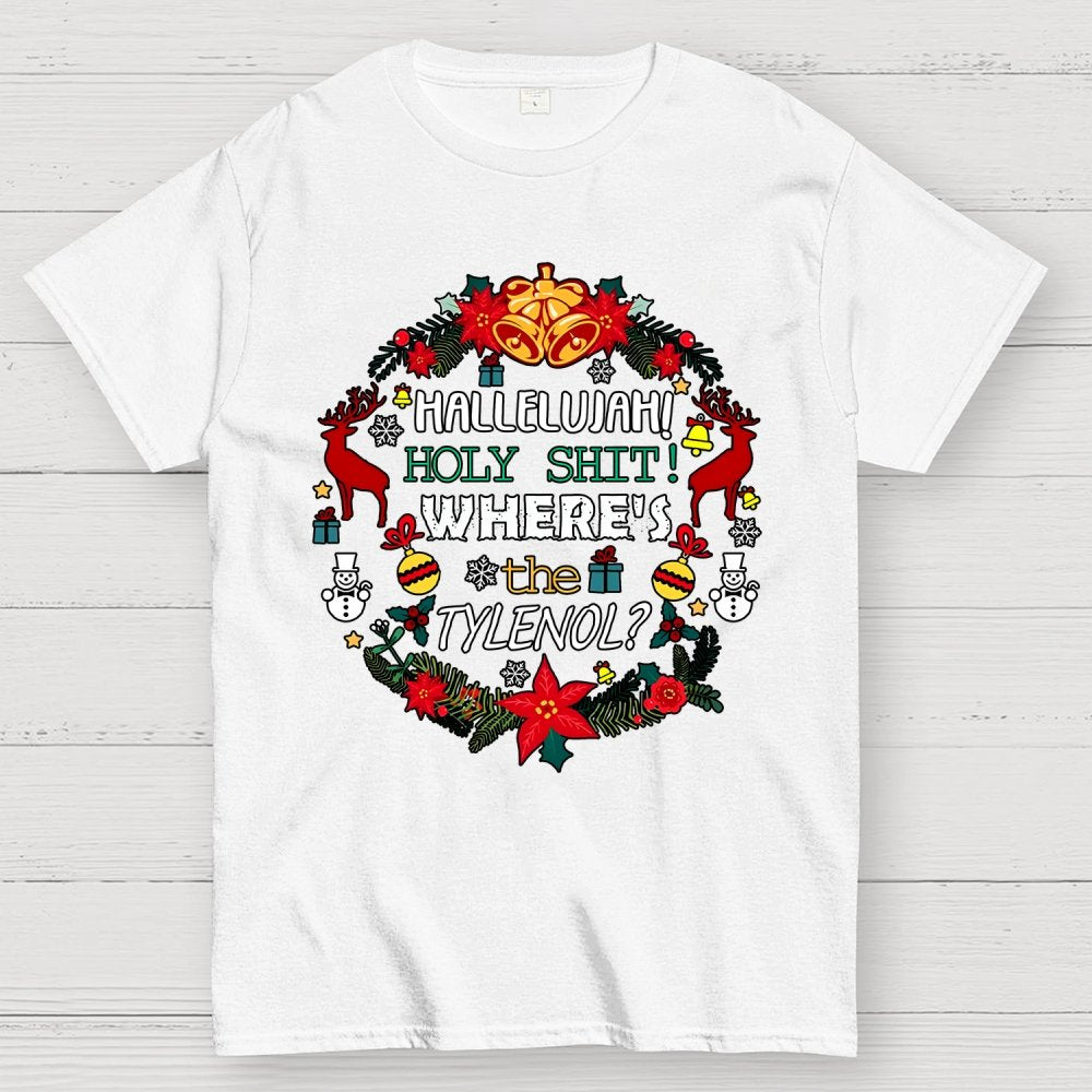 Where's The Tylenol Christmas. Autism Awareness Geek T-Shirt