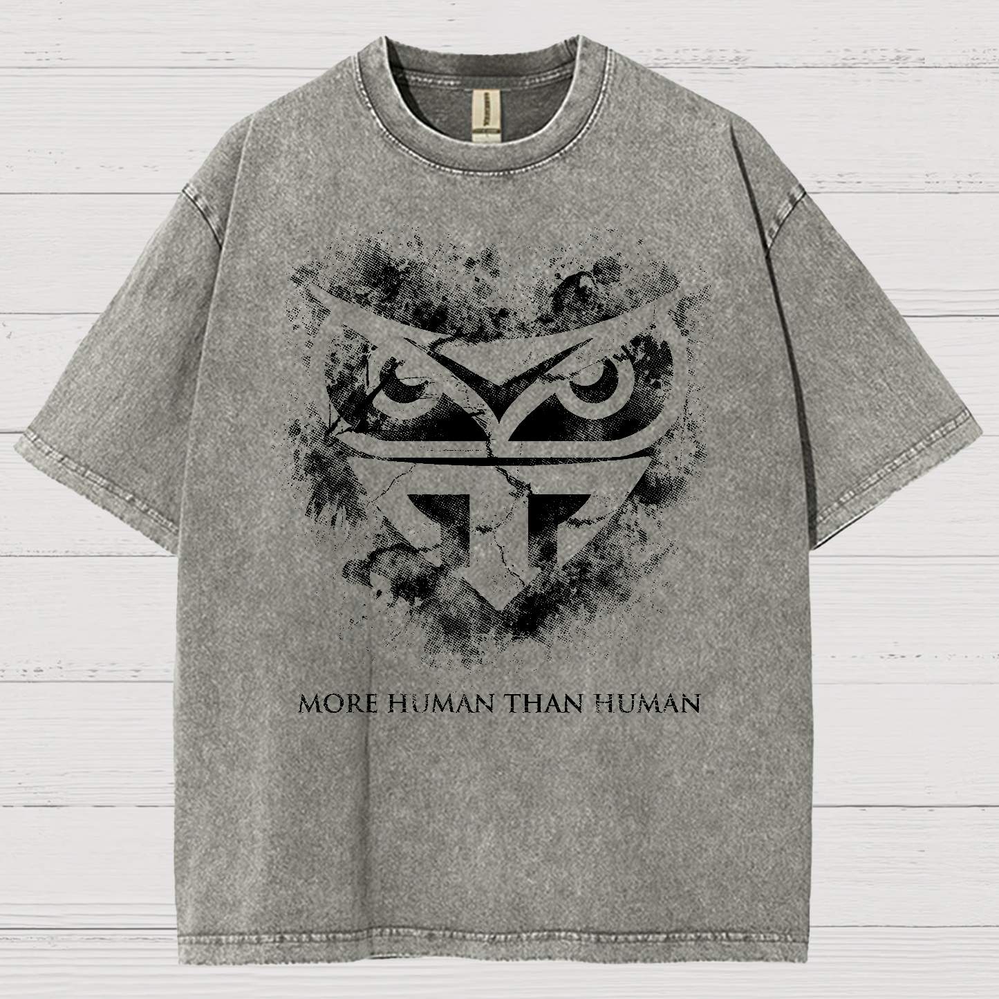 More Human Than Human Essential Vintage Distressed T-shirt