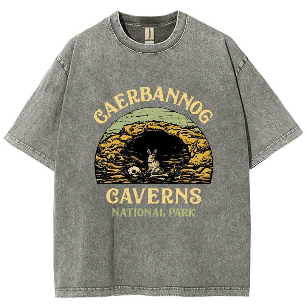 Mystic Caverns National Park Vintage Distressed T-shirt