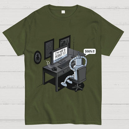 I'm Not A Robot Geek T-Shirt