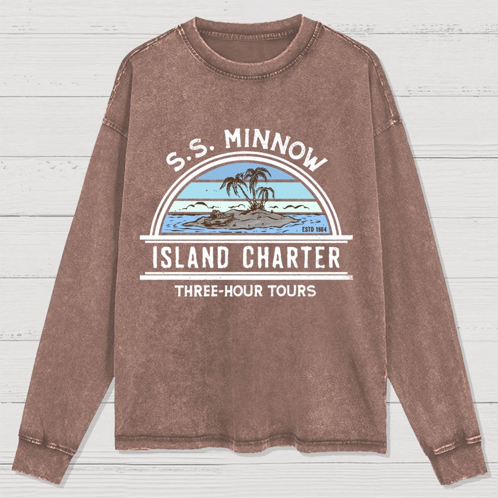 Tour 3 Hours Washed Long Sleeve Tee