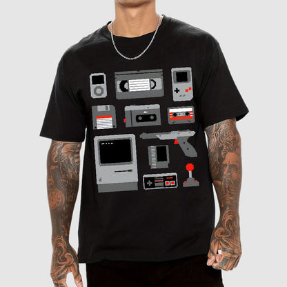 Pixelated Memories Vintage Geek T-Shirt