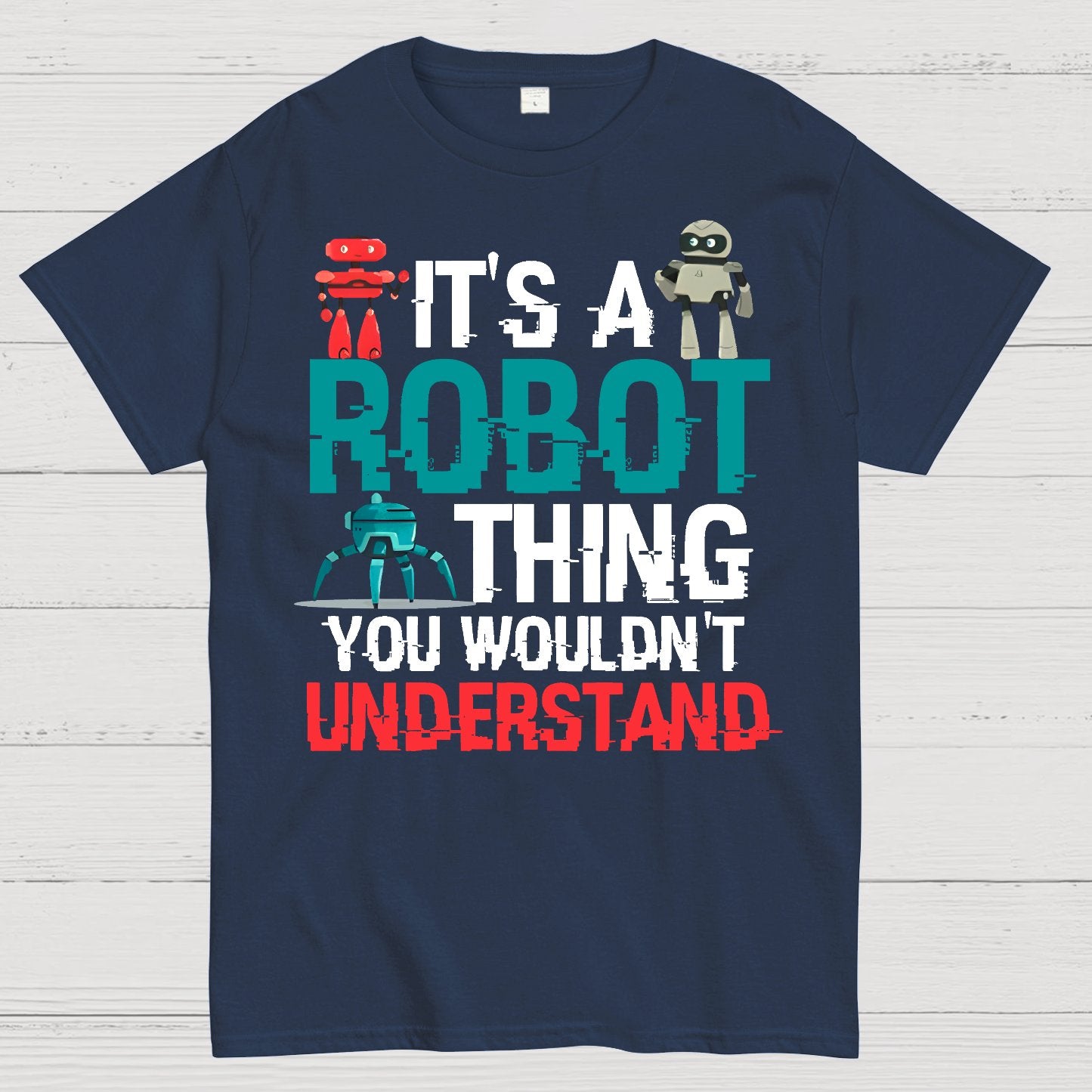 Robot Science Geek T-Shirt