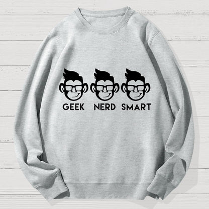 Geek Nerd Smart Geek Cotton Sweatshirt
