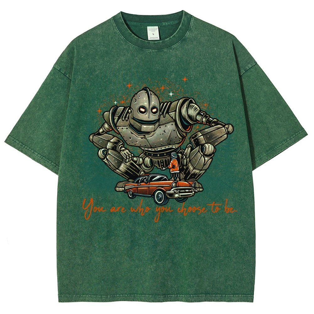 You Are Who You Choose To Be Vintage Distressed T-shirt