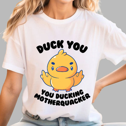 Ducking Motherquacker Geek T-Shirt