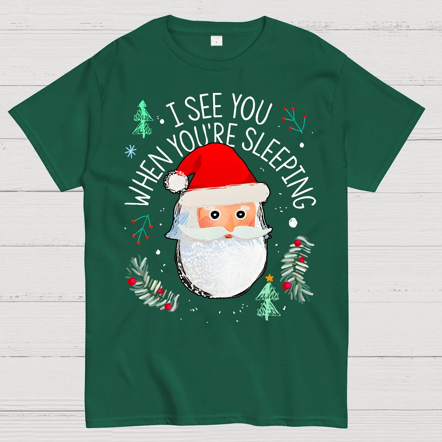 I See You When You're Sleeping Geek T-Shirt