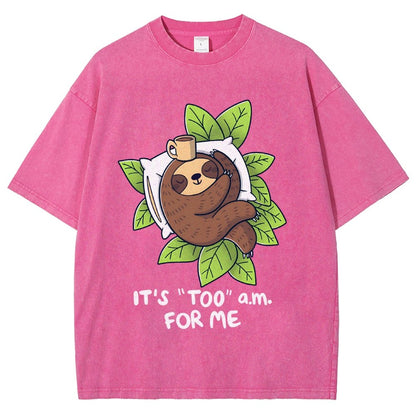It's Too A.M. For Me Vintage Distressed T-shirt