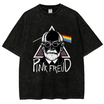 Pink Frost Vintage Distressed T-shirt