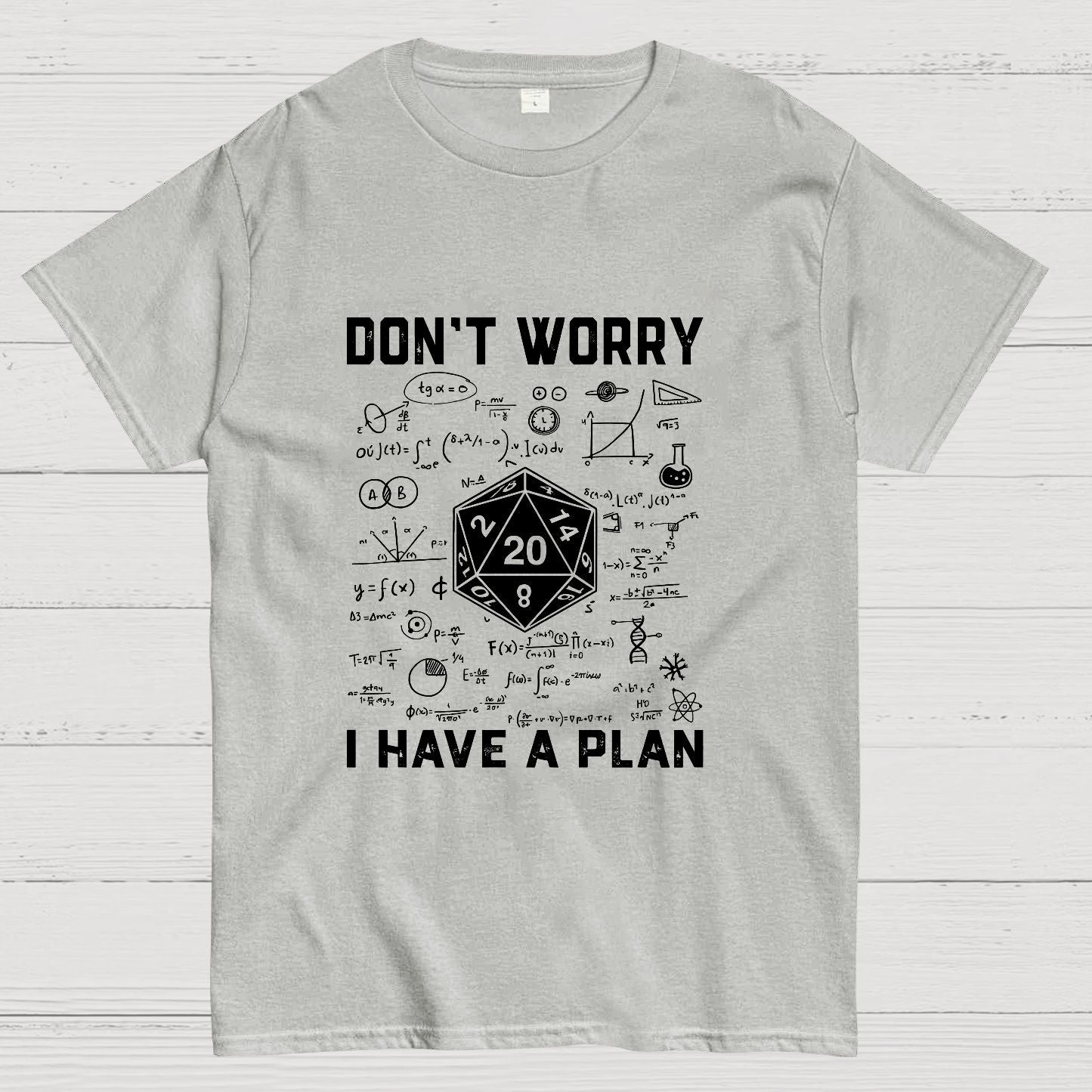 Don't Worry I Have A Plan, Funny Dungeon Chaotic Dragon Geeky T-Shirt