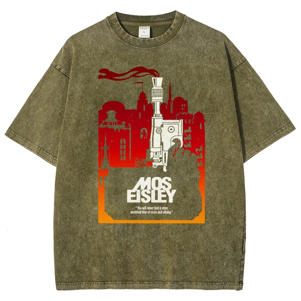 Galactic Streets Vintage Distressed T-shirt
