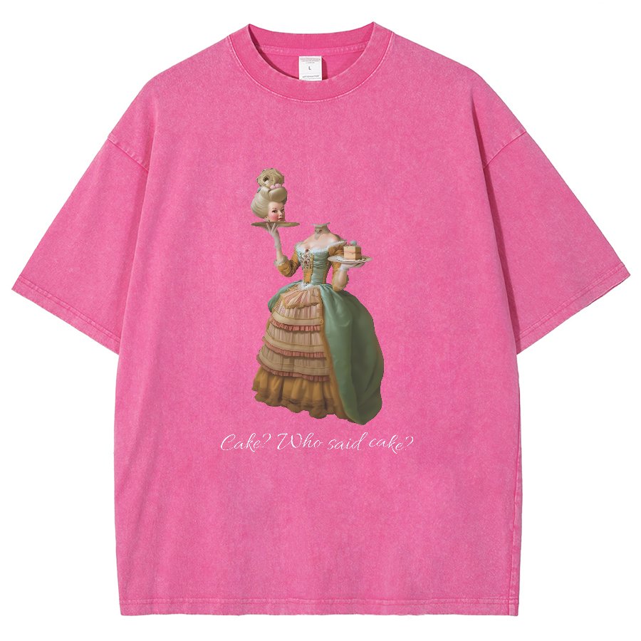 Let Them Eat Cake Vintage Distressed T-shirt