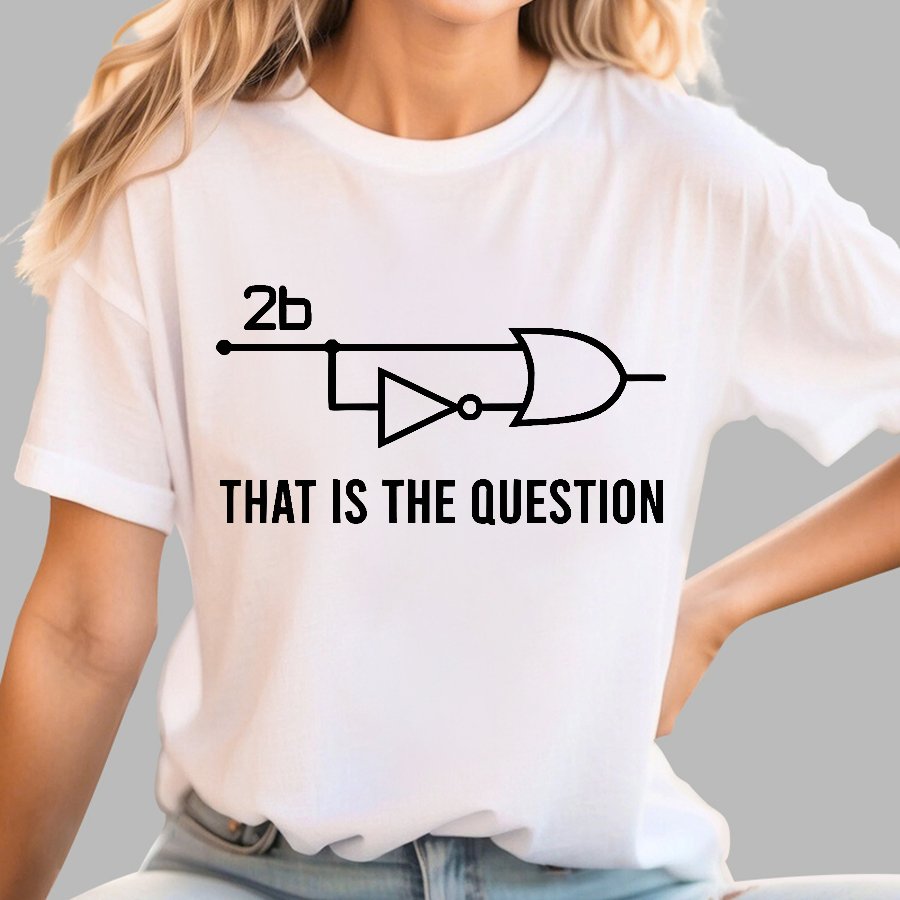 To Be Or Not To Be - Funny Electrical Engineer Circuit Geek T-Shirt