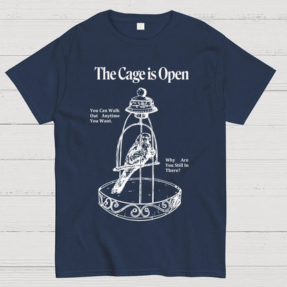 Bird in a cage Geek T-Shirt