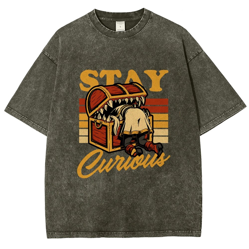 Elf Anime Treasure Vintage Distressed T-shirt