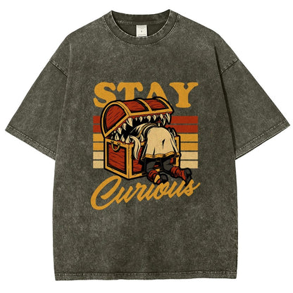 Elf Anime Treasure Vintage Distressed T-shirt