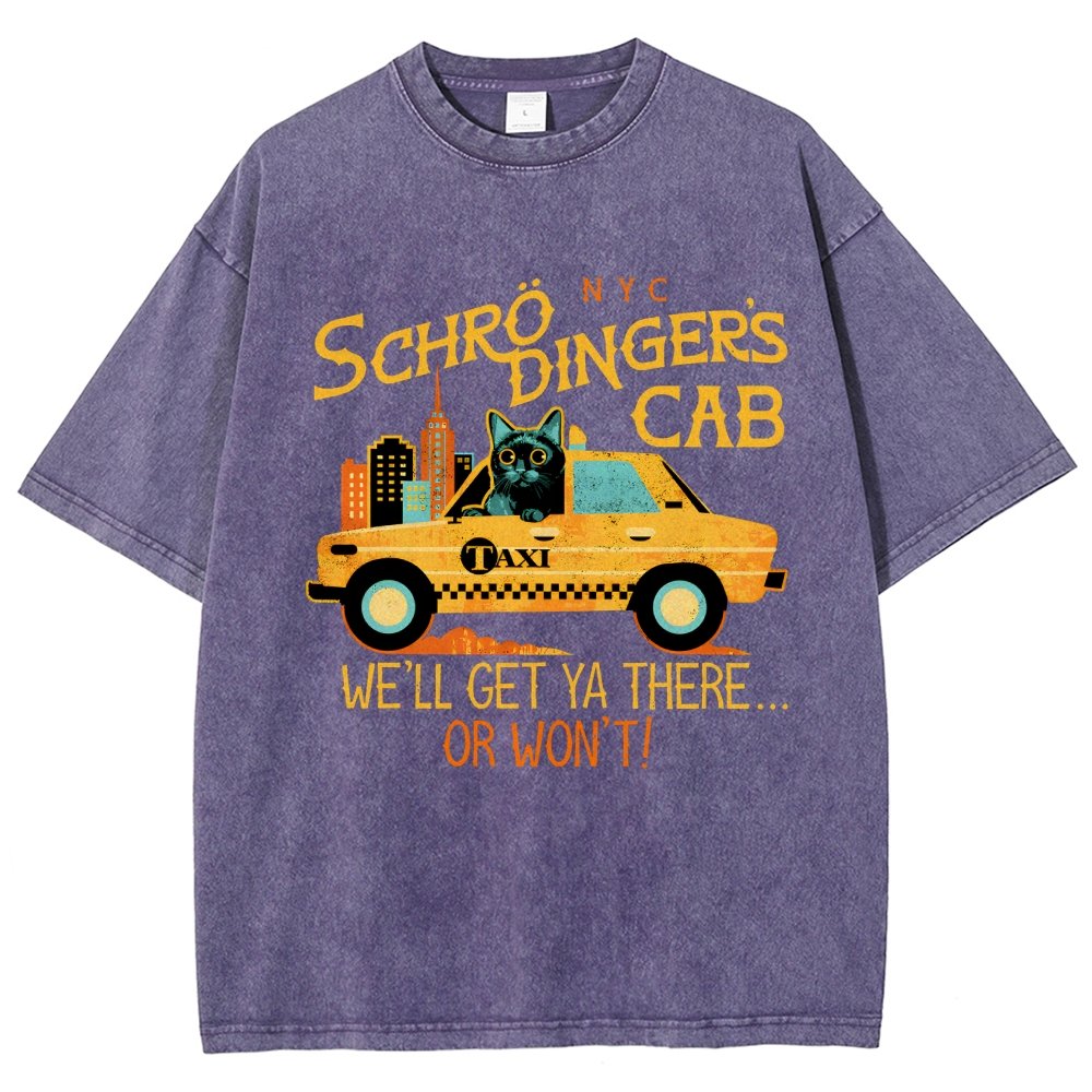 Schrodinger's Cab Vintage Distressed T-shirt