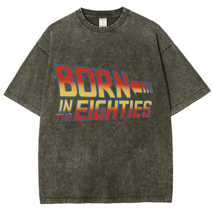 Born In The Eighties Vintage Distressed T-shirt