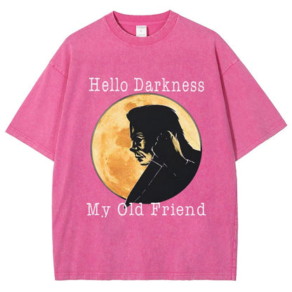 Hello Darkness My Old Friend Vintage Distressed T-shirt