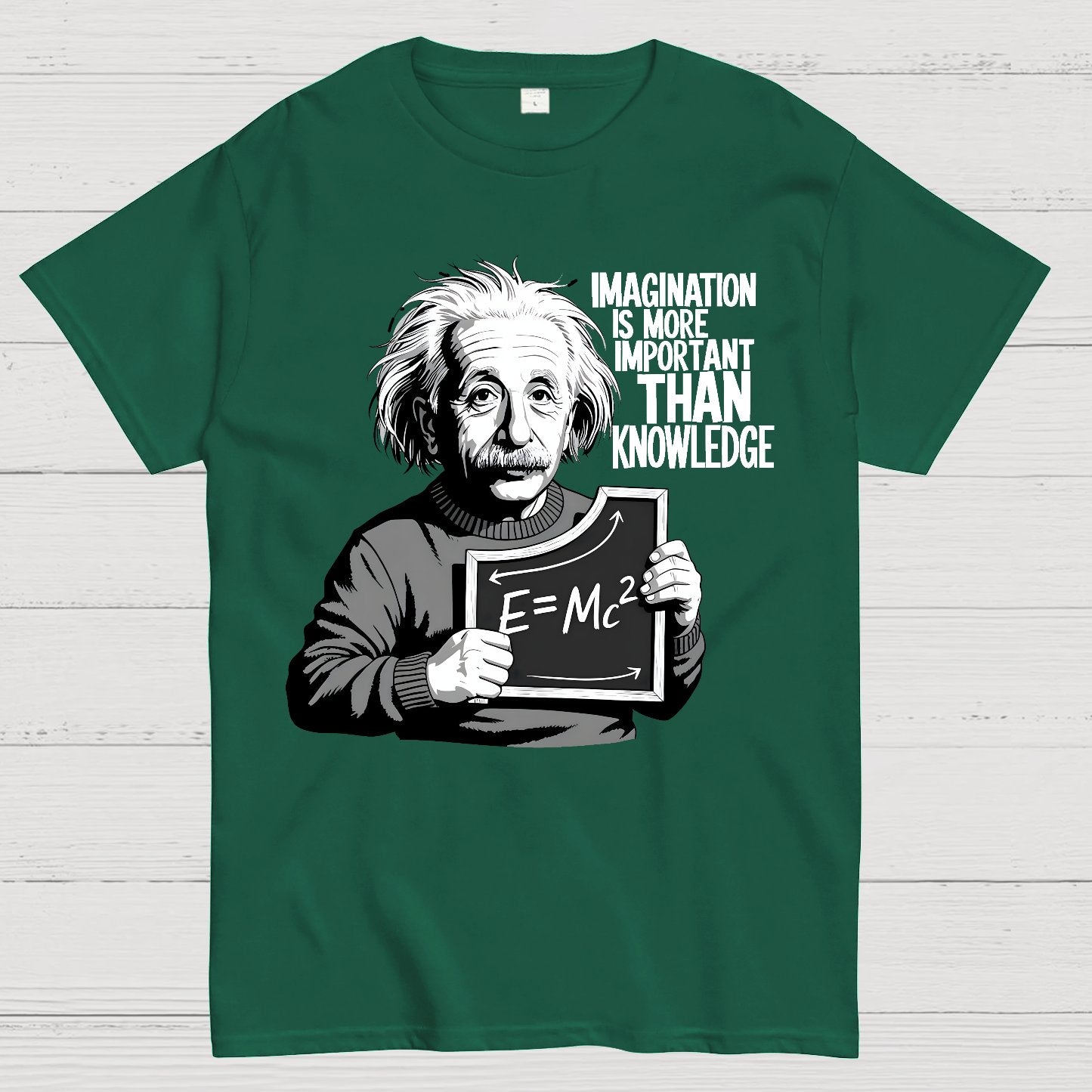 Imagination is more important than knowledge Geek T-Shirt
