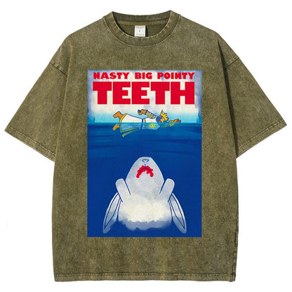TEETH Vintage Distressed T-shirt