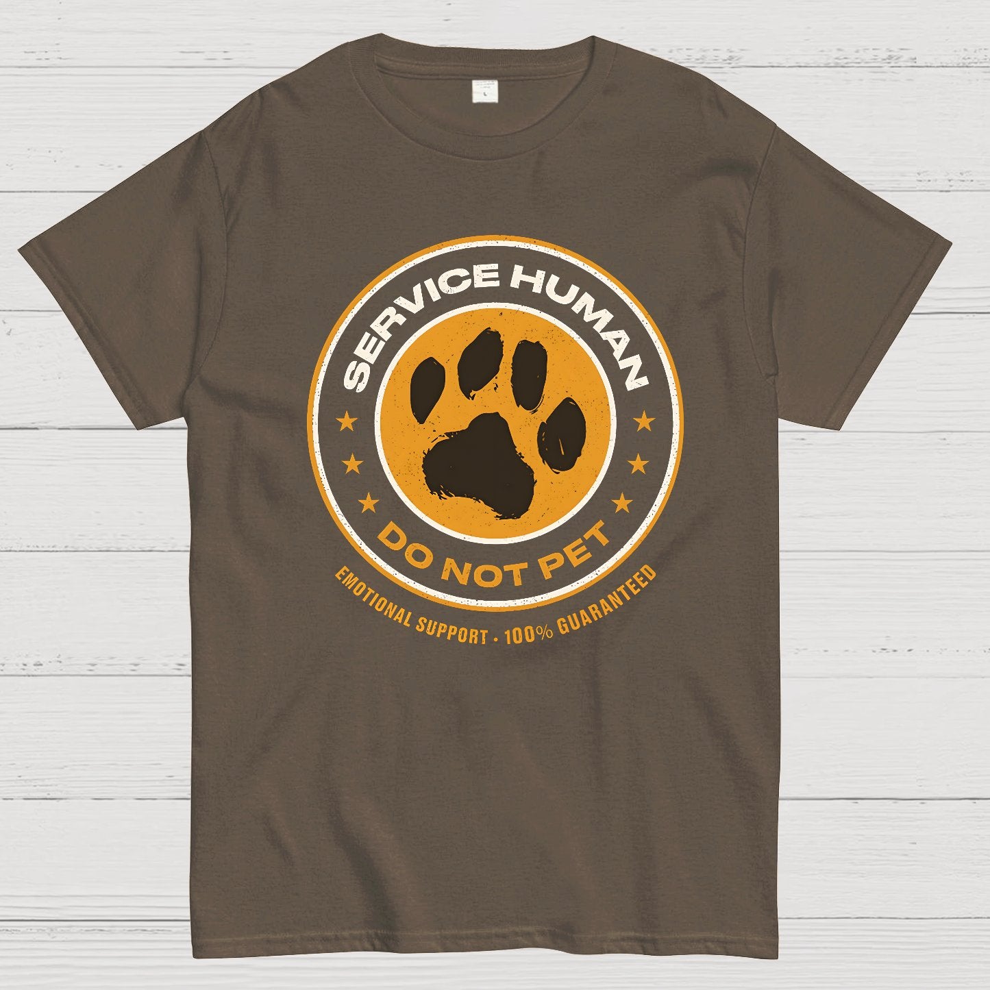 Service Human Do Not Pet Geek T-Shirt