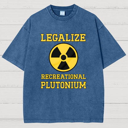 Legalize Recreational Plutonium Vintage Distressed T-shirt