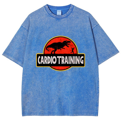 Cardio Training Vintage Distressed T-shirt