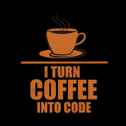 Programming I Turn Coffee Into Code Geeky T-Shirt