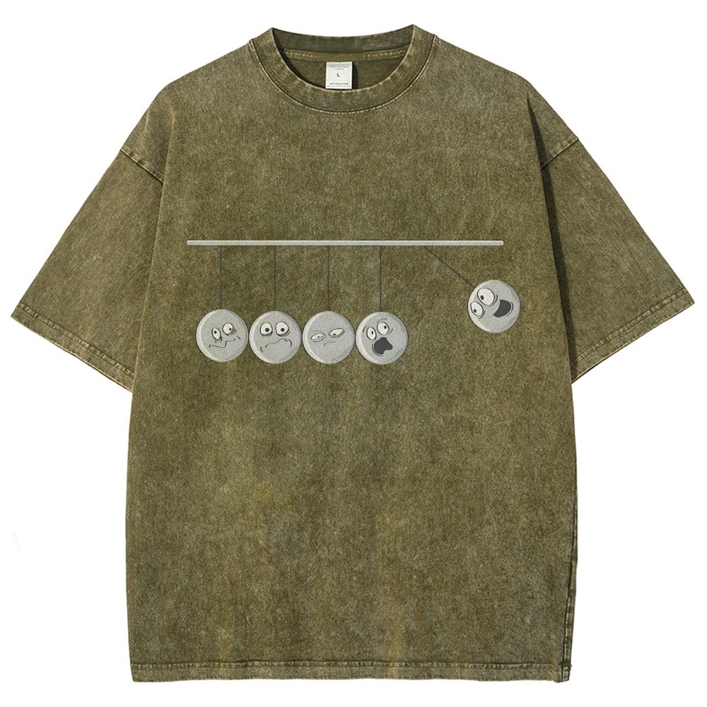 Perpetual Emotion Ask Not For Whom The Ball Tolls Vintage Distressed T-shirt