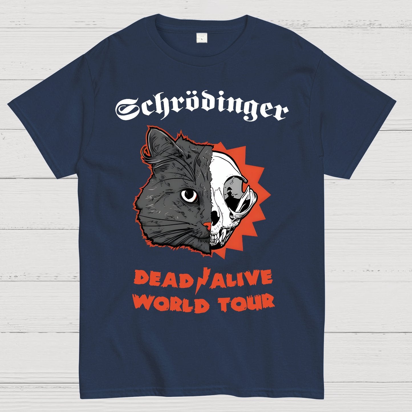 Schrodinger -Dead   Alive World Tour Geek T-Shirt