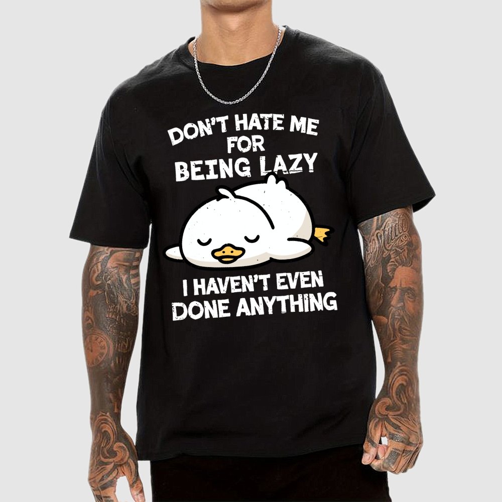 Duck Done Nothing Geek T-Shirt