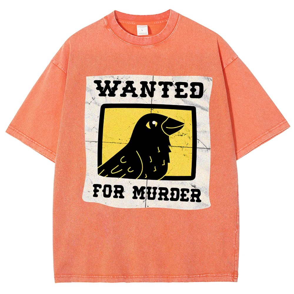 Crows Wanted Vintage Distressed T-shirt