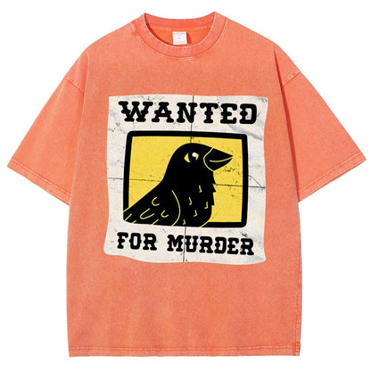 Crows Wanted Vintage Distressed T-shirt