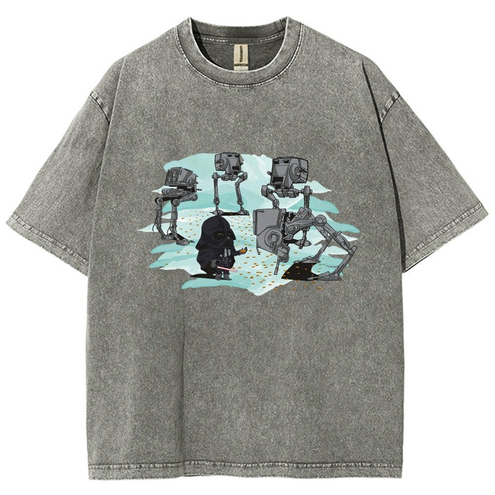 Dark Lord feeds the mechanical bird Vintage Distressed T-shirt