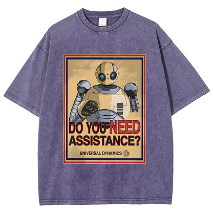 Do You Need Assistance Vintage Distressed T-shirt