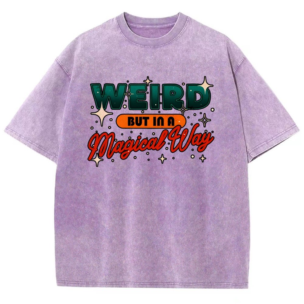 Weird But In A Magical Way Vintage Distressed T-shirt
