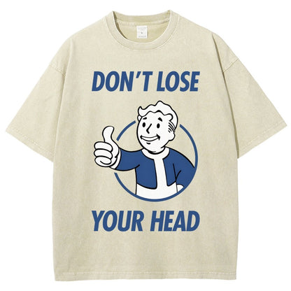 Don't Lose Your Head  Vintage Distressed T-shirt