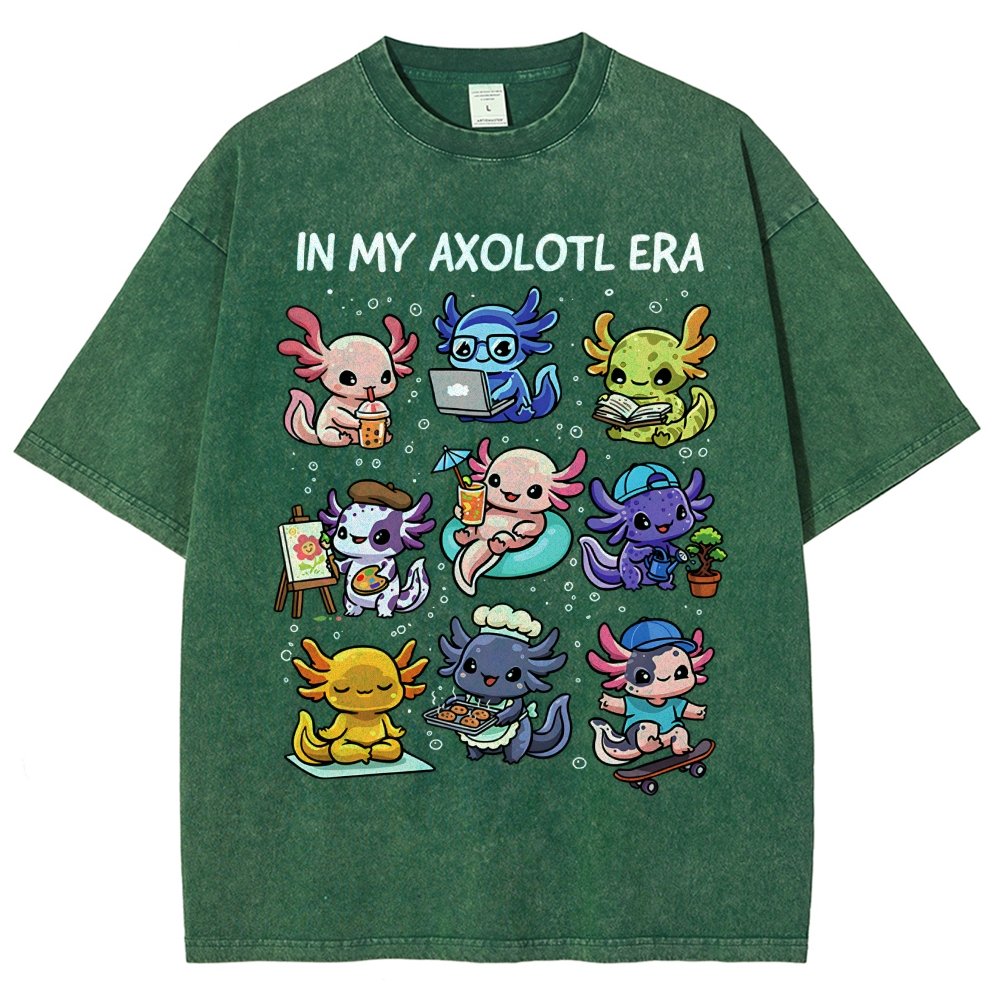In My Axolotl Era Vintage Distressed T-shirt