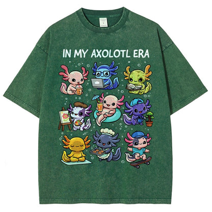 In My Axolotl Era Vintage Distressed T-shirt