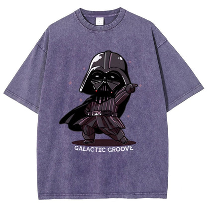 Galactic Groove Vintage Distressed T-shirt