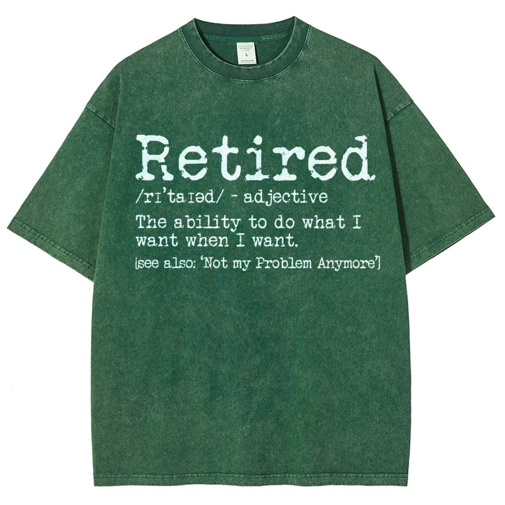 Fun Programming Programs For Retirement Vintage Distressed T-shirt