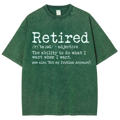 Fun Programming Programs For Retirement Vintage Distressed T-shirt