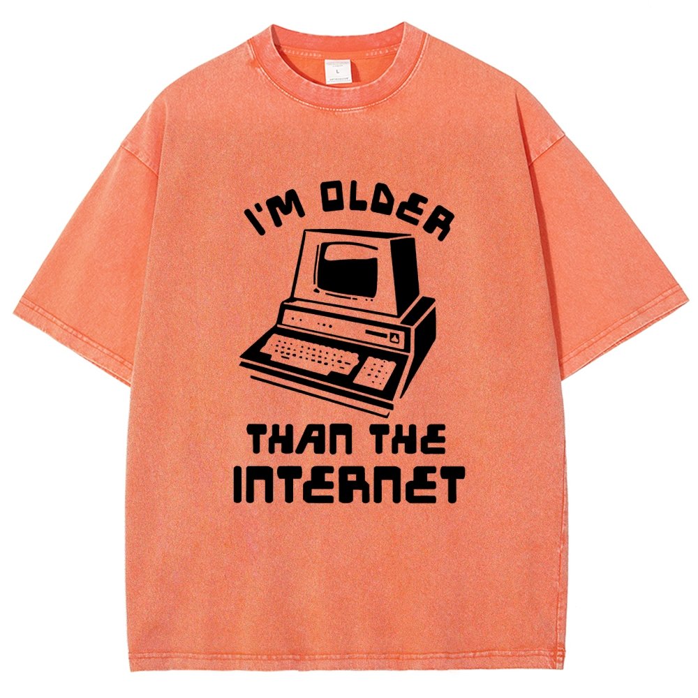 I Am Older Than The Internet Vintage Distressed T-shirt