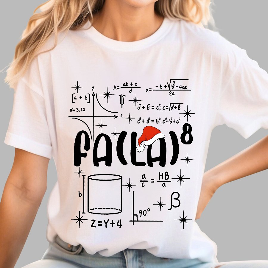 Christmas Math Fa La La Geek T-Shirt