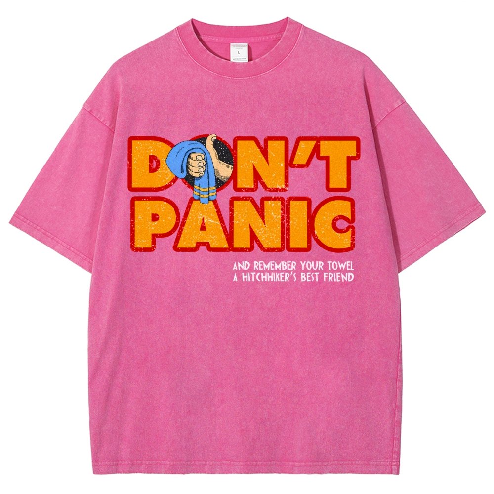 Pon't Panic Vintage Distressed T-shirt