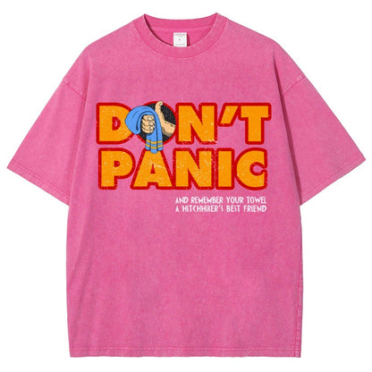 Pon't Panic Vintage Distressed T-shirt